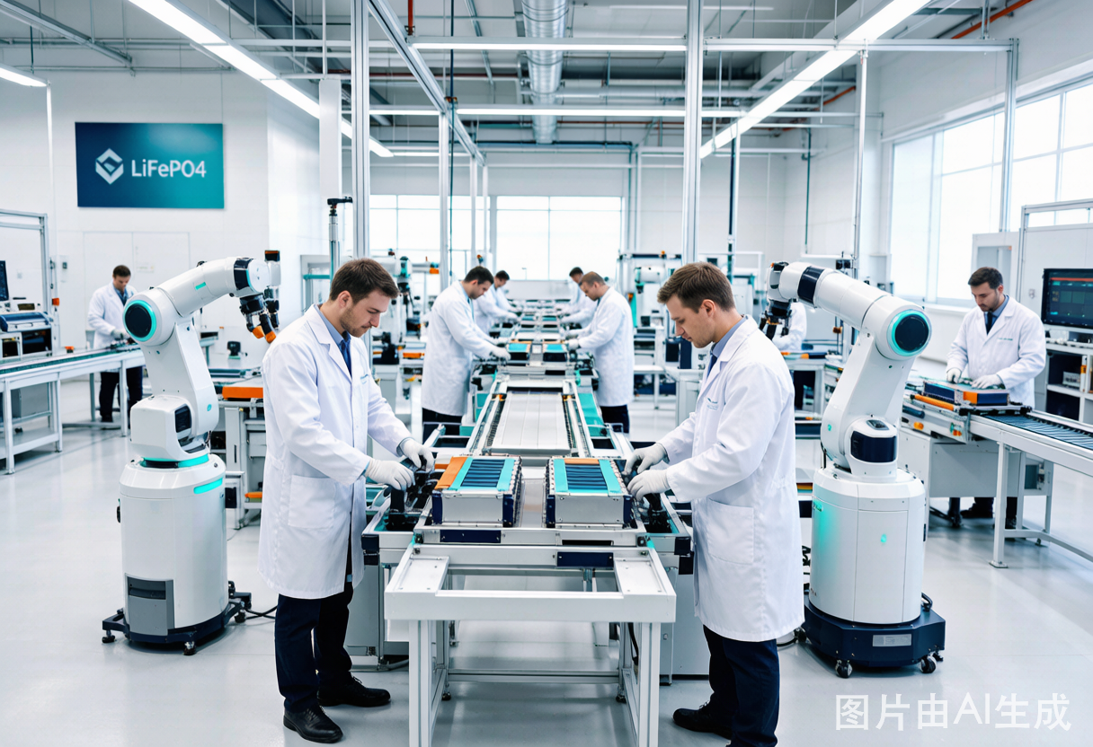StorXing battery manufacturing line — module assembly and end-of-line testing